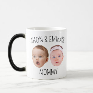 Personlig Ansikte Photo Mugg, Mors dag Gift Magisk Mugg