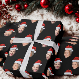 Personlig Ansikte Santa Hat 2 Foton Presentpapper