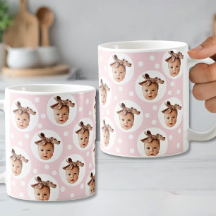 Personlig ansiktsbild med eget foto kaffemugg