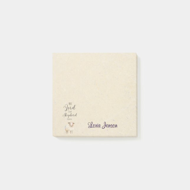 Personlig Anteckning som bokför anteckning Post-it Block (Framsida)