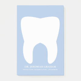 Personlig anteckningsblock för tandläkarekontor post-it block