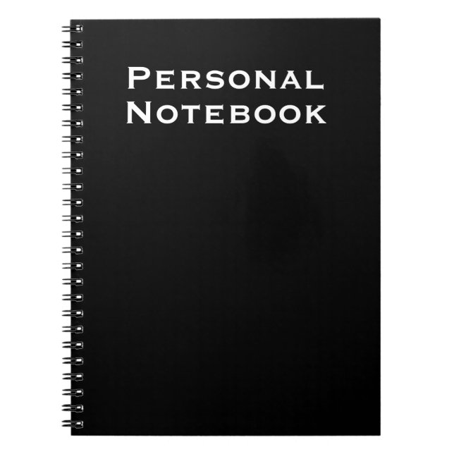 Personlig anteckningsbok dagbok (Framsidan)