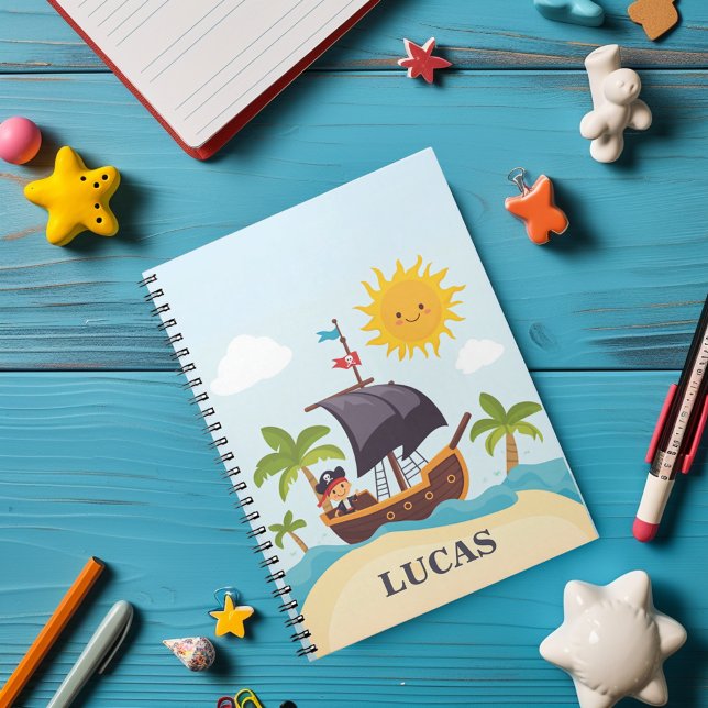 Personlig anteckningsbok för barn - Ahoy Matey Pir (Skapare uppladdad)