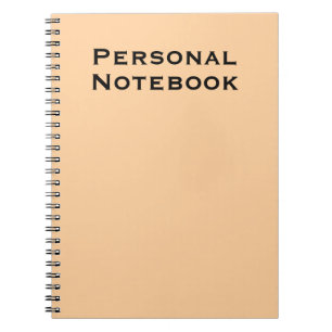 Personlig anteckningsbok journal