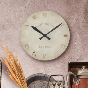 Personlig Antique Titta Kitchen Land House Rund Klocka