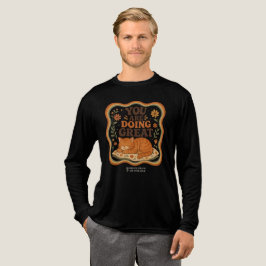 Personlig apelsin katt motivationsskjorta t shirt