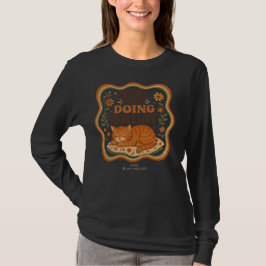 Personlig apelsin katt motivationsskjorta t shirt