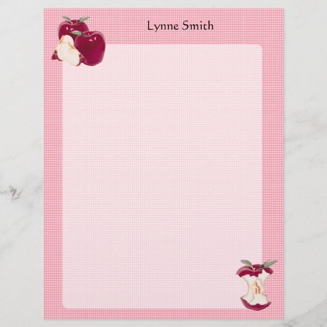 Personlig Apple Letterhead (Framsida)