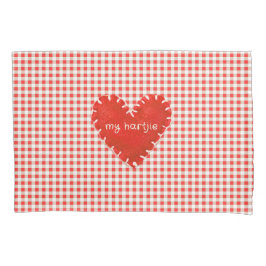 Personlig Applique Hearts Gingham Daisys