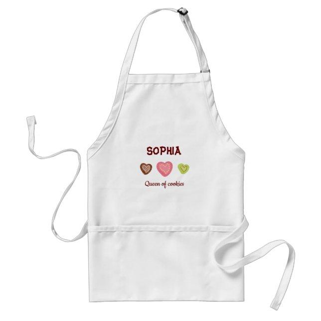 Personlig Apron for Pastry Chef / Cookie Baker Förkläde (Framsidan)