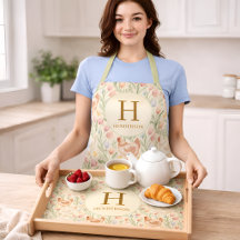 Personlig apron med bondgårdsmonogram