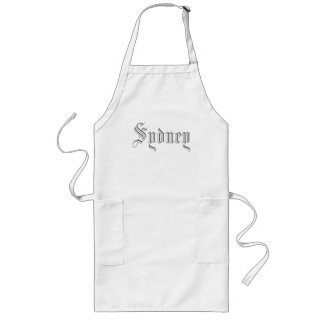 Personlig Apron - Sydney Långt Förkläde