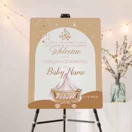 Personlig Aqiqah-ceremoni för islamiskt barnnamn