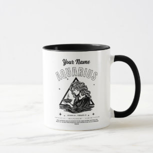 Personlig Aquarius Coffee Mugg