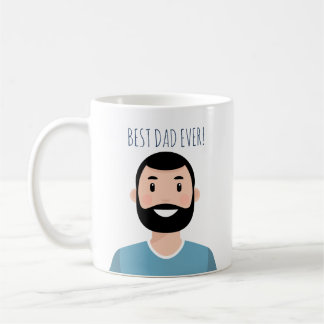 Personlig är det bästa Pappa någonsin-kaffet mugg