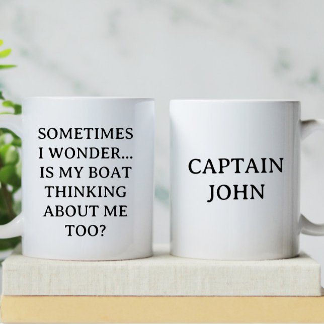 Personlig är mitt inledande tänkande | Funny Boati Kaffemugg (Skapare uppladdad)