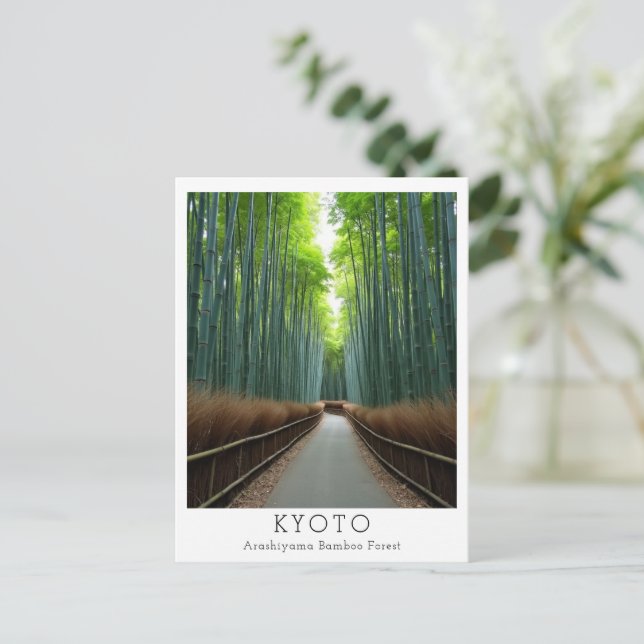 Personlig Arashiyama bambuskog Vykort (Stående Fram)