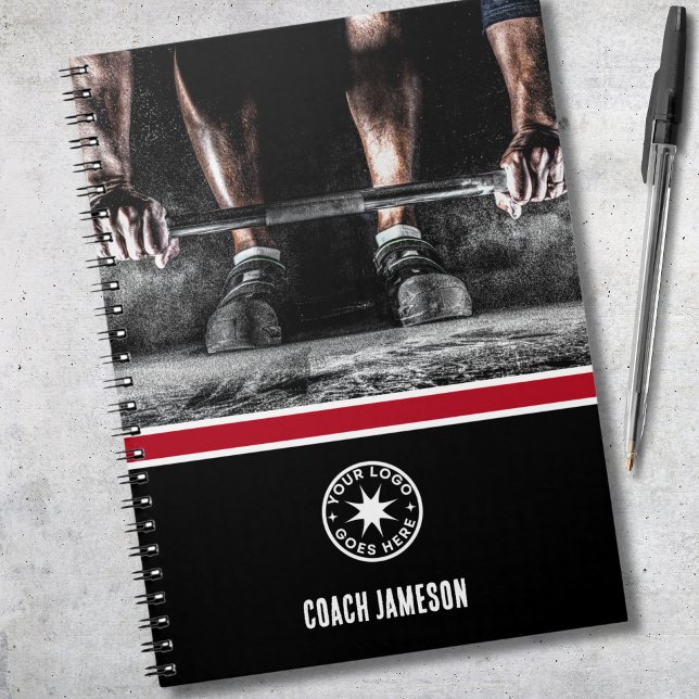 Personlig-arbetsgruppssymbol Anteckningsbok (Personalized Workout Fitness Exercise Training Gym Notebook)