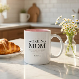 Personlig arbetsmamma – Anpassad present till boss Mugg