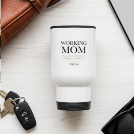 Personlig arbetsmamma – Anpassad present till boss Resemugg