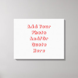 Personlig arbetsyta för anpassade canvastryck