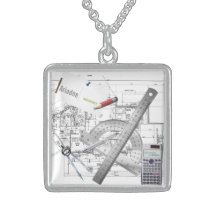 personlig architect verktyg necklace