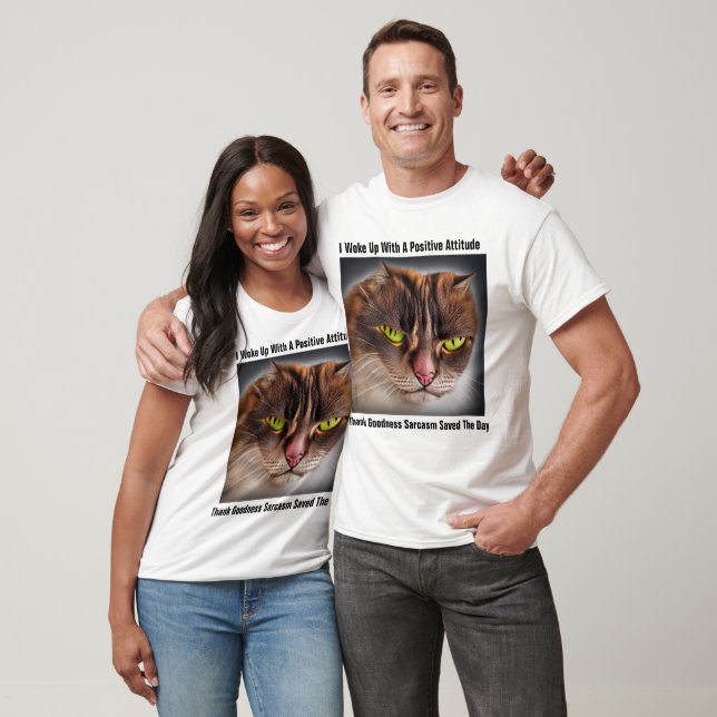 Personlig Arg Cat T-Shirt (Unisex)