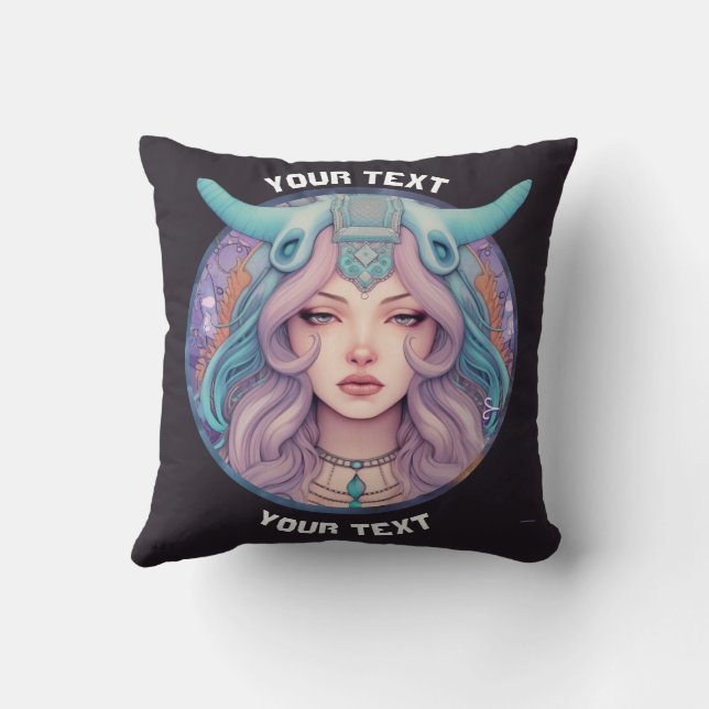 PERSONLIG ARIES ZODIAC SIGN KUDDE (Baksida)