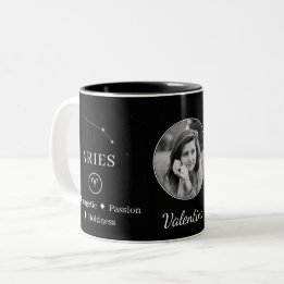 Personlig Aries Zodiak Stjärnbild Kaffemug Två-Tonad Mugg