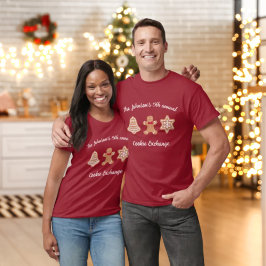Personlig - Årlig jul - cookie Exchange T Shirt