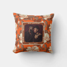 Personlig årsdag för par  kudde