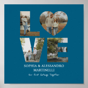 Personlig årsdagsfoto poster