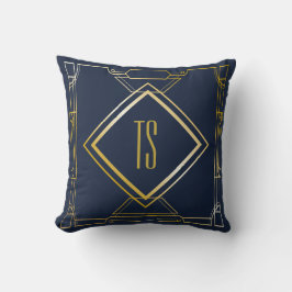 Personlig Art Deco Cushion / Pillow Kudde