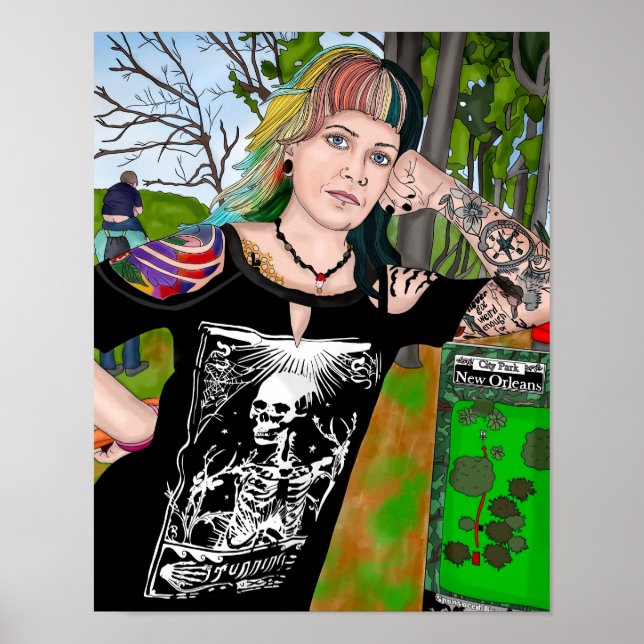 Personlig Art | Lägg till konst till detta Poster (Framsidan)