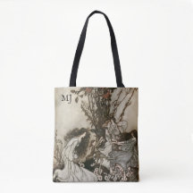 Personlig Arthur Rackham Älvor Fantasy Tote