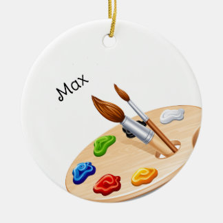 Personlig Artist jul Ornament