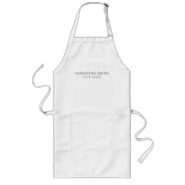 Personlig Artist Namn Apron Långt Förkläde