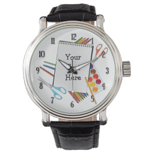 Personlig Artsy Craft Supplies Wrist Watch Armbandsur