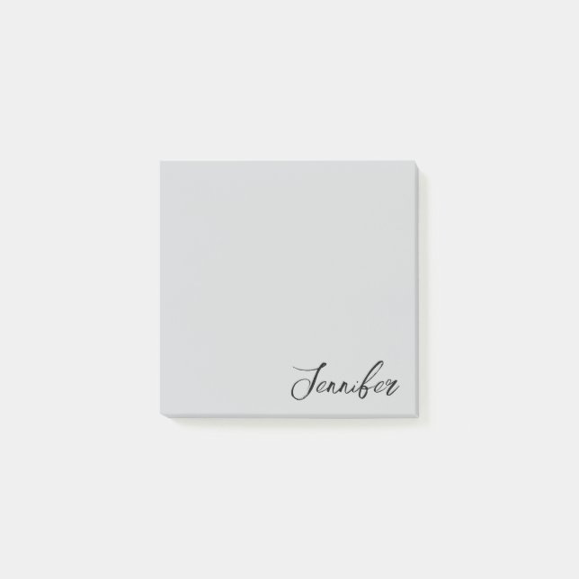 Personlig Ash-skript Skriva in fästanteckningar Post-it Block (Framsida)