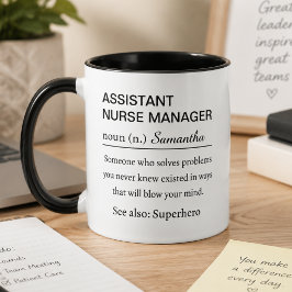 Personlig assistent Sjuksköterskeledare Definition Mugg