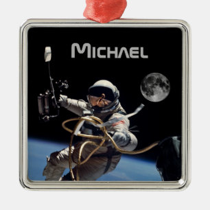 Personlig astronaut Space Walk Ornament