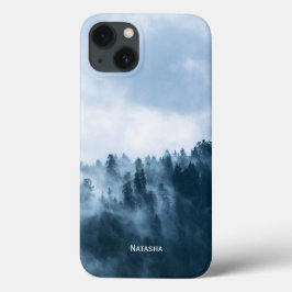 Personlig Atmospheric Fog över en skog