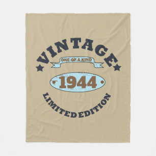 Personlig åttio vintagar 80:e födelsedagsfesten fleecefilt