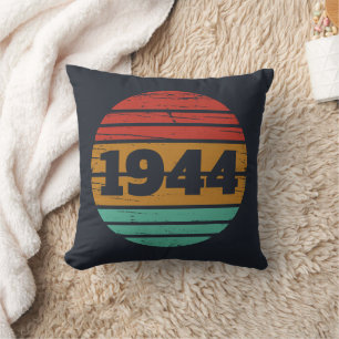 Personlig åttio vintagar 80:e födelsedagsfesten kudde