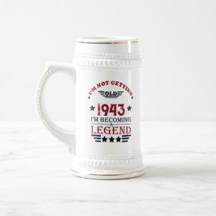 Personlig åttio vintagar 80:e födelsedagsfesten sejdel