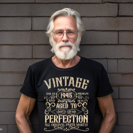 Personlig åttio vintage 80-årsfest t shirt