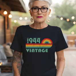 Personlig åttio vintage 80-årsfest t shirt