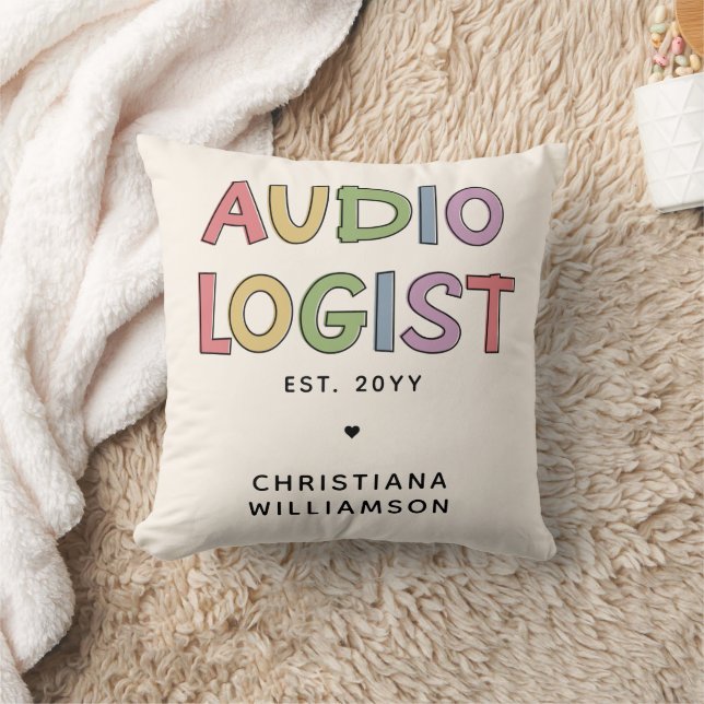 Personlig Audiolog Audiology Studenten Gift Kudde (Filt)
