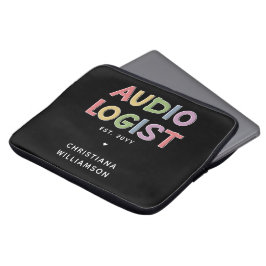 Personlig Audiolog Audiology Studenten Gift Laptop Fodral