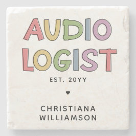 Personlig Audiolog Audiology Studenten Gift Stenunderlägg